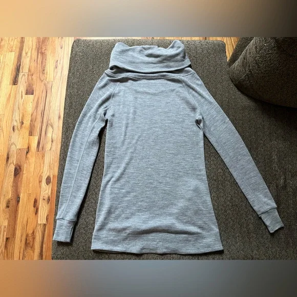 Woolly pro-knit merino wool long sleeve cowl neck tunic top with pockets… - Picture 9 of 16